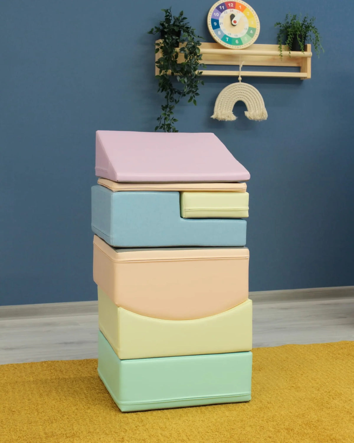 Parcours d'Éveil Little Crawler — Set 7 Blocs en Mousse (6–36 mois) – Montessori pour enfant – photo 11