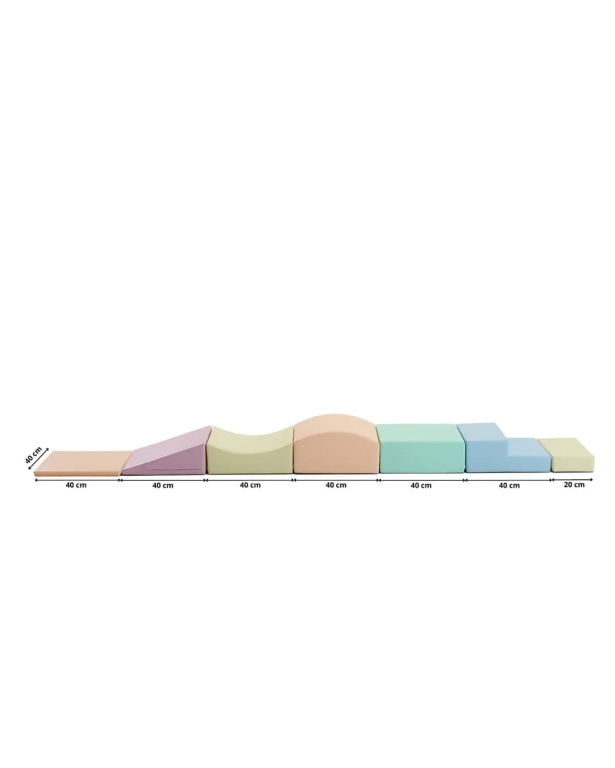 Parcours d'Éveil Little Crawler — Set 7 Blocs en Mousse (6–36 mois) – Montessori pour enfant – photo 6