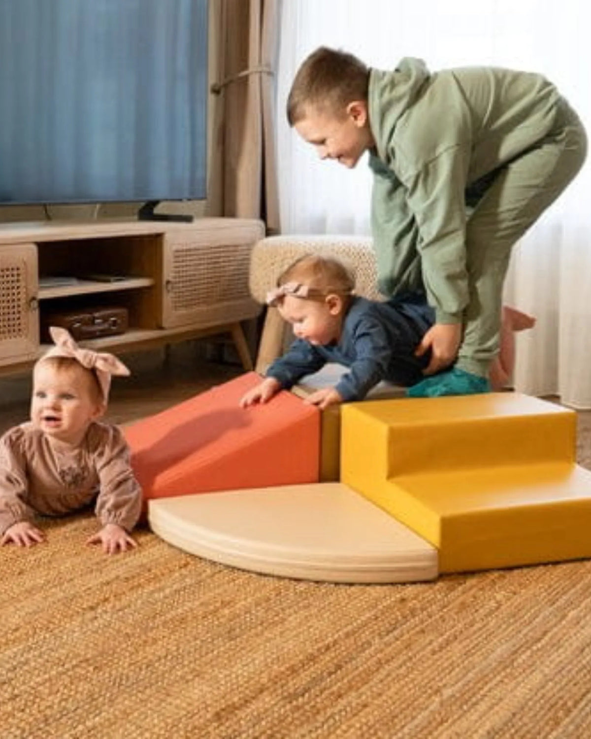 Parcours de Motricité Modulable – Set 5 Blocs "Corner Climber" – Montessori pour enfant – photo 7