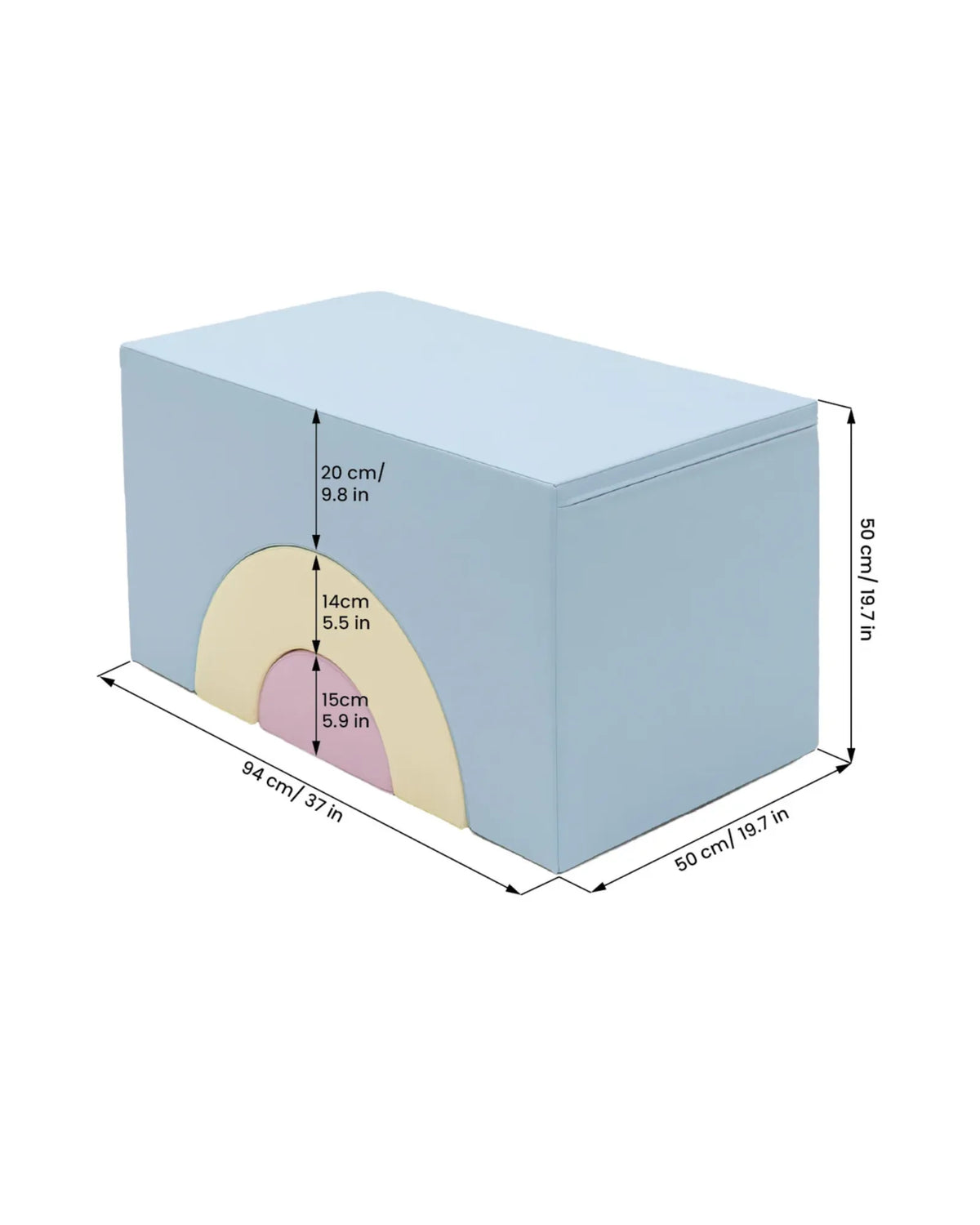 Parcours de Motricité Rainbow Bridge — Set Modulable en Mousse – Montessori pour enfant – photo 5