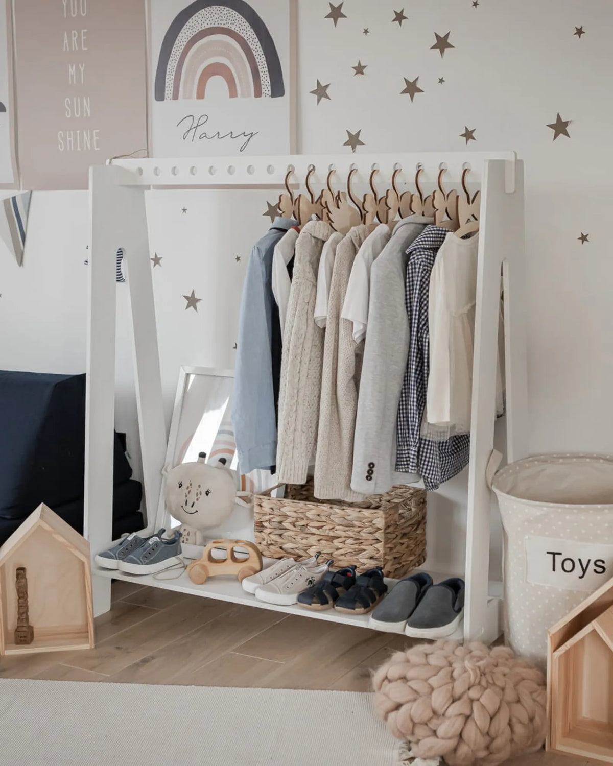 Penderie Ouverte "Montessori" – Étagère en Bois (Bouleau) 2 – Montessori pour enfant – photo 6