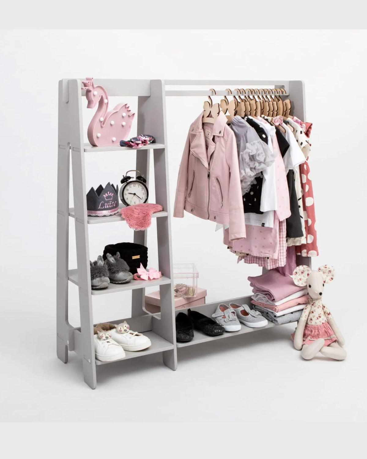 Penderie & Étagère "Montessori" – Dressing Ouvert (Bouleau) – Montessori pour enfant – photo 7