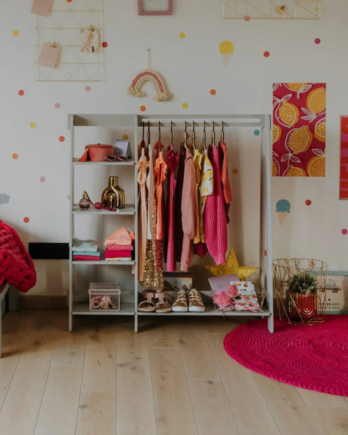 Penderie & Étagère "Montessori" – Dressing Ouvert (Bouleau) – Montessori pour enfant – photo 16