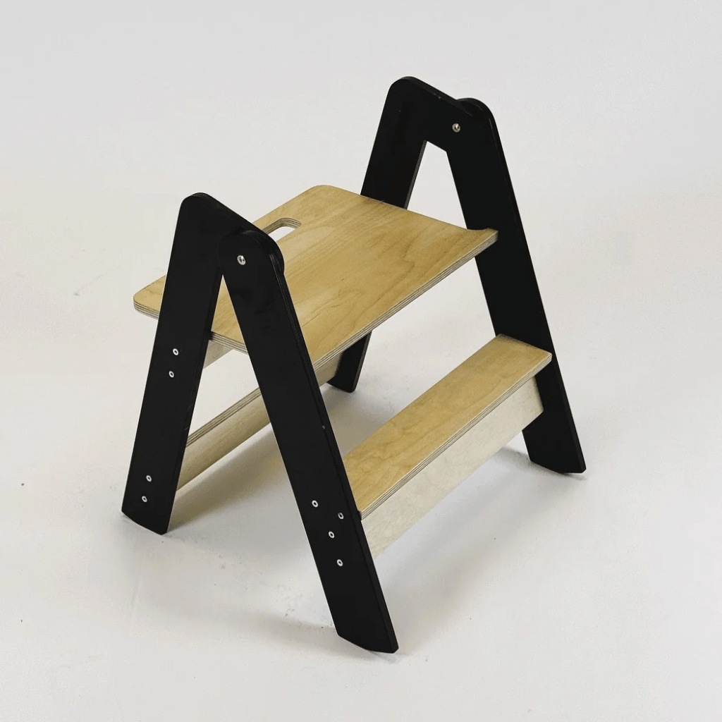 Petit Marchepied Enfant Pliable en Bois – Montessori pour enfant – photo 11