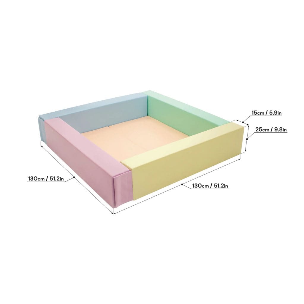 Piscine à Balles Montessori Confort -Light Pastel