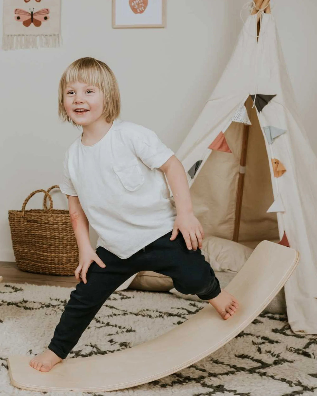 Planche d'Èquilibre en Bois – Montessori pour enfant – photo 9