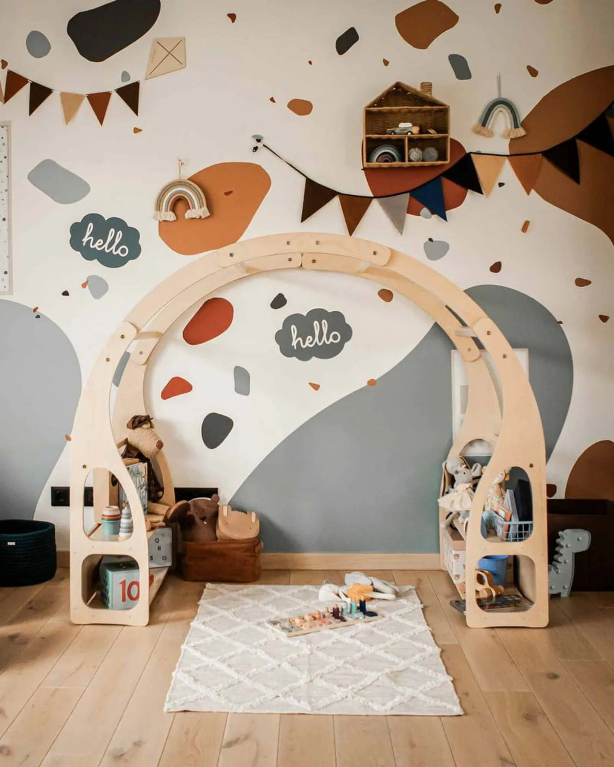 Play Stand Montessori — Stand de Jeu &amp; Étagère en Bouleau | Montessori House Bed – Montessori pour enfant – photo 1