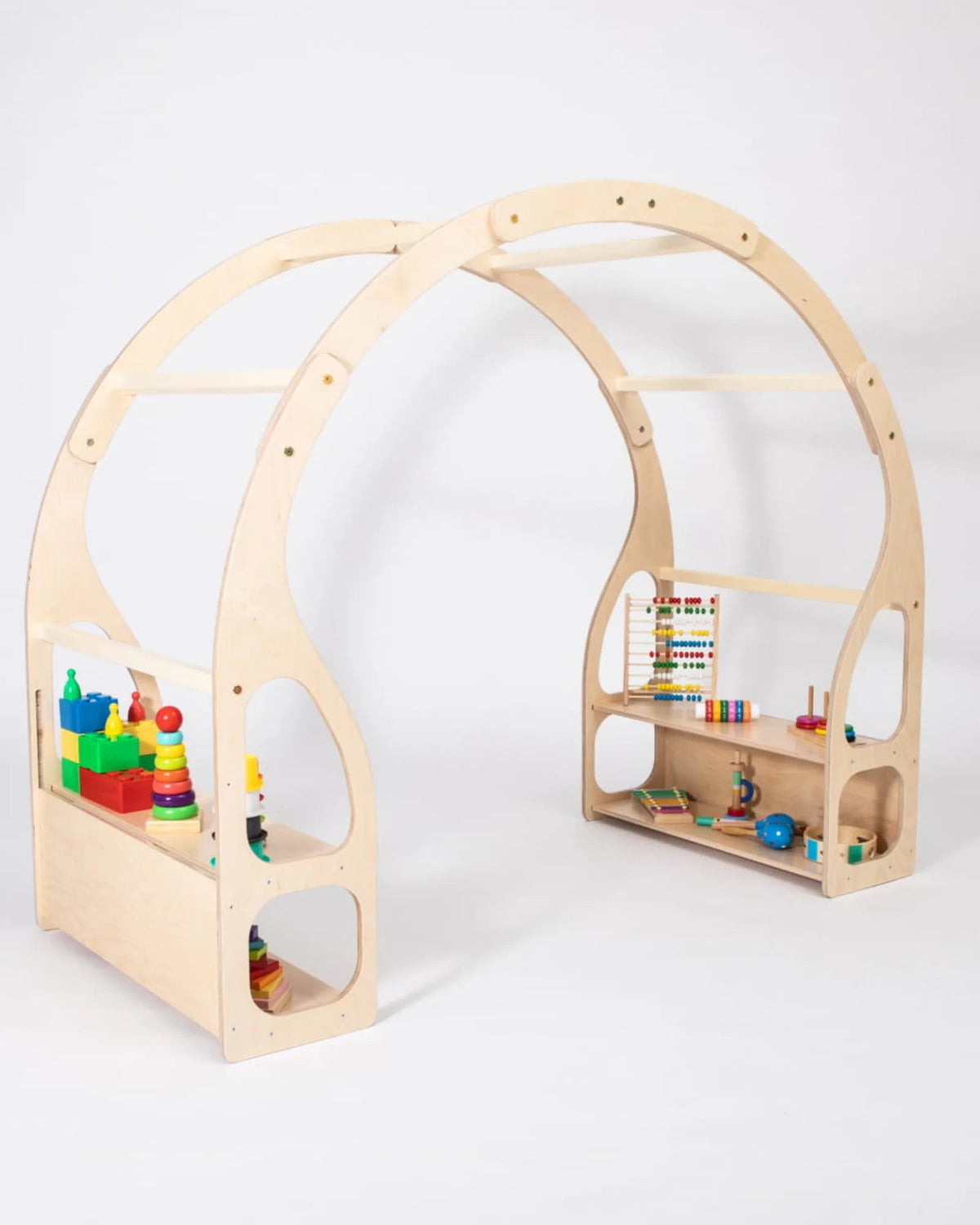 Play Stand Montessori — Stand de Jeu & Étagère en Bouleau | Montessori House Bed – Montessori pour enfant – photo 7