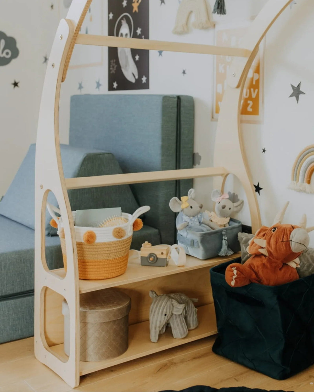 Play Stand Montessori — Stand de Jeu & Étagère en Bouleau | Montessori House Bed – Montessori pour enfant – photo 3