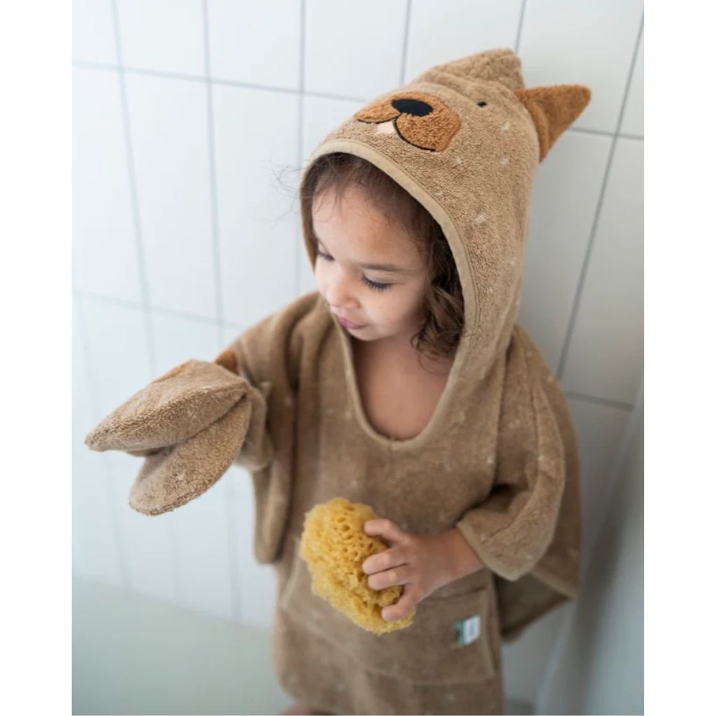 Poncho de Bain Enfant à Capuche - Mr. Dog