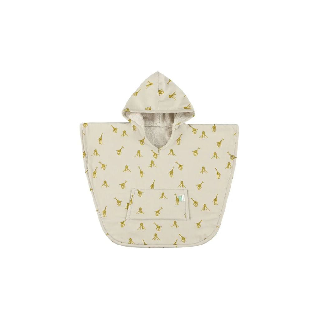 Poncho de Bain Enfant à Capuche - Groovy Giraffe