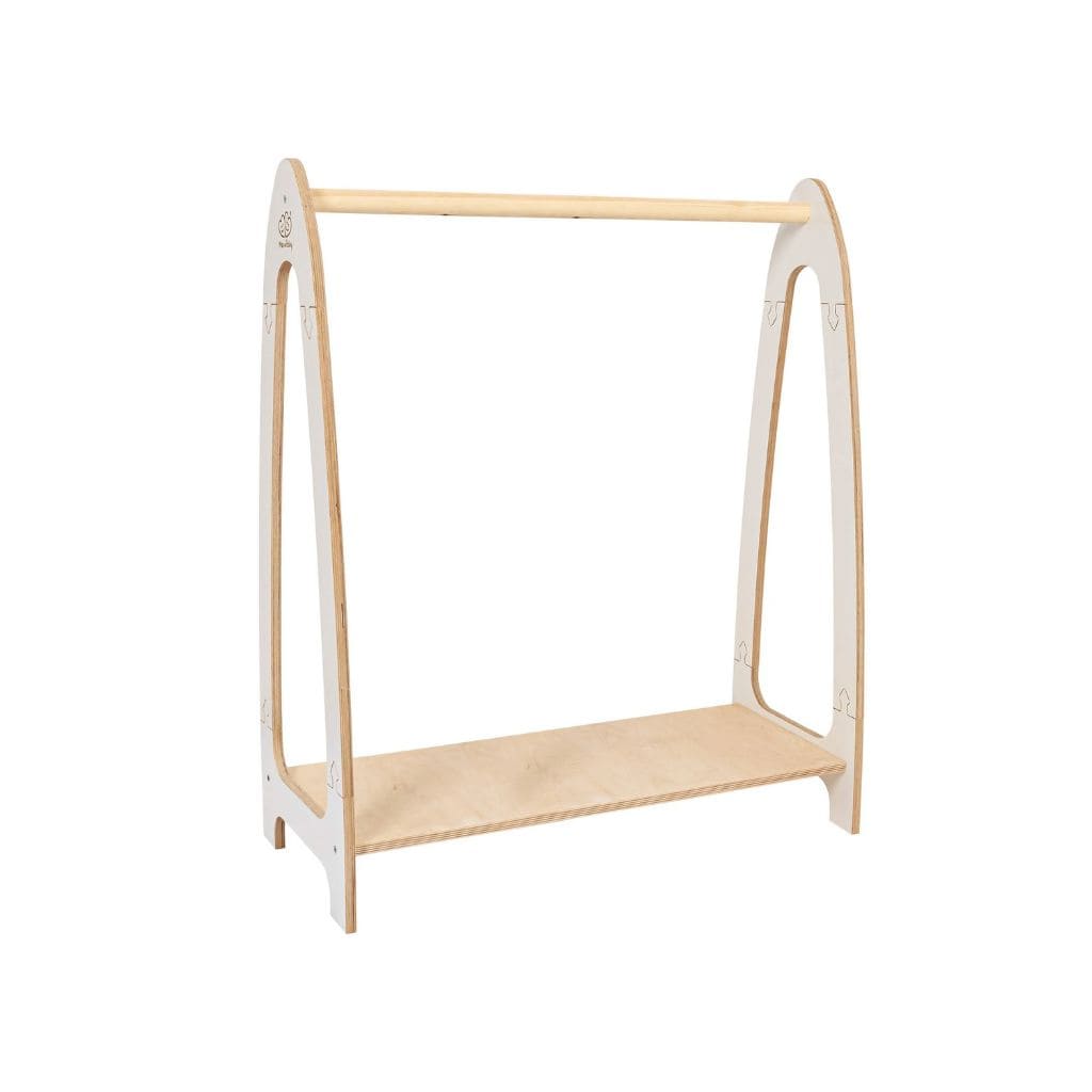 Portant Vêtements Enfant Design - Blanc Grand