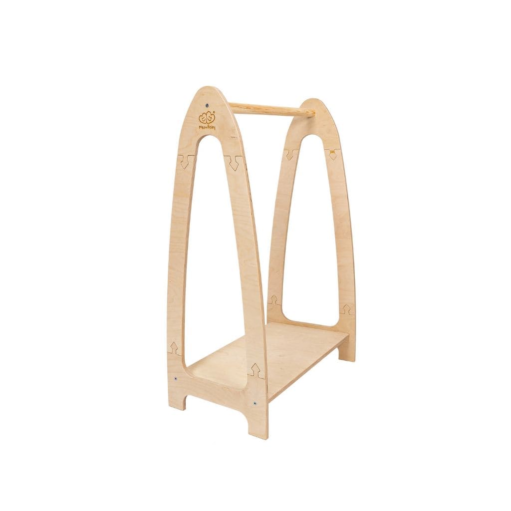 Portant Vêtements Enfant Design - Bois