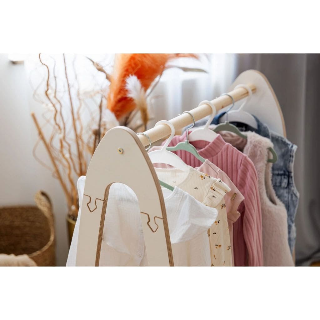Portant Vêtements Enfant Design - Blanc