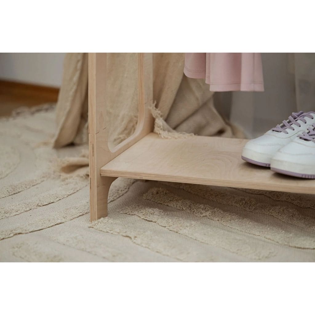 Portant Vêtements Enfant Design - Bois
