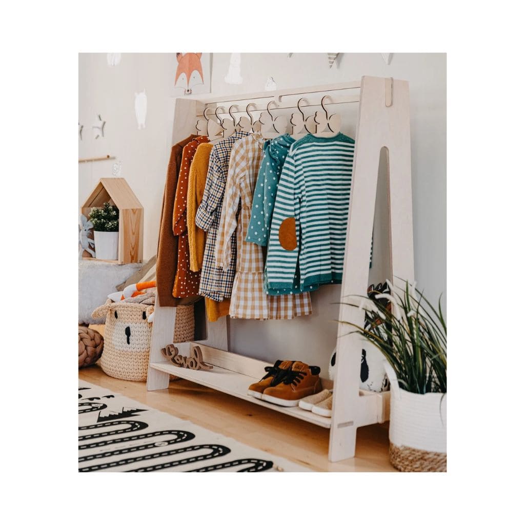 Portant à Vêtements Montessori pour Tout-Petits