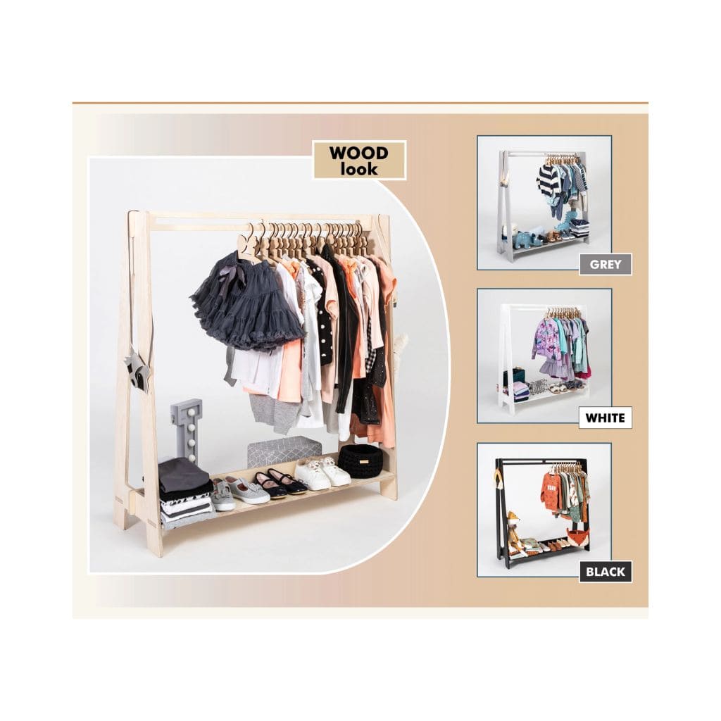 Portant à Vêtements Montessori pour Tout-Petits
