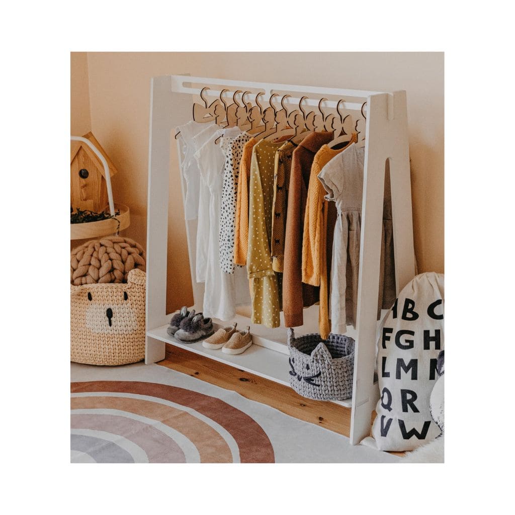 Portant à Vêtements Montessori pour Tout-Petits