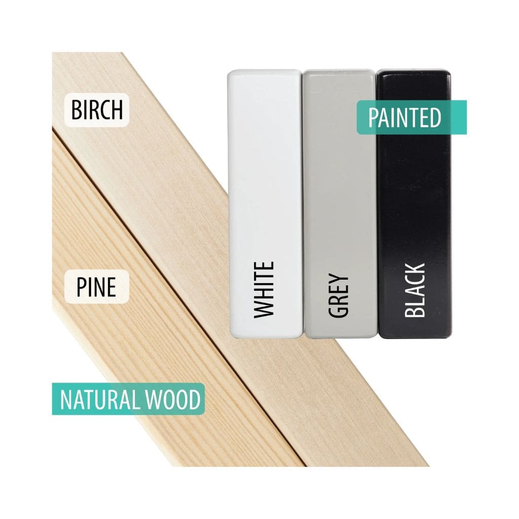 Portant à Vêtements Montessori en Bois – Forme de maison