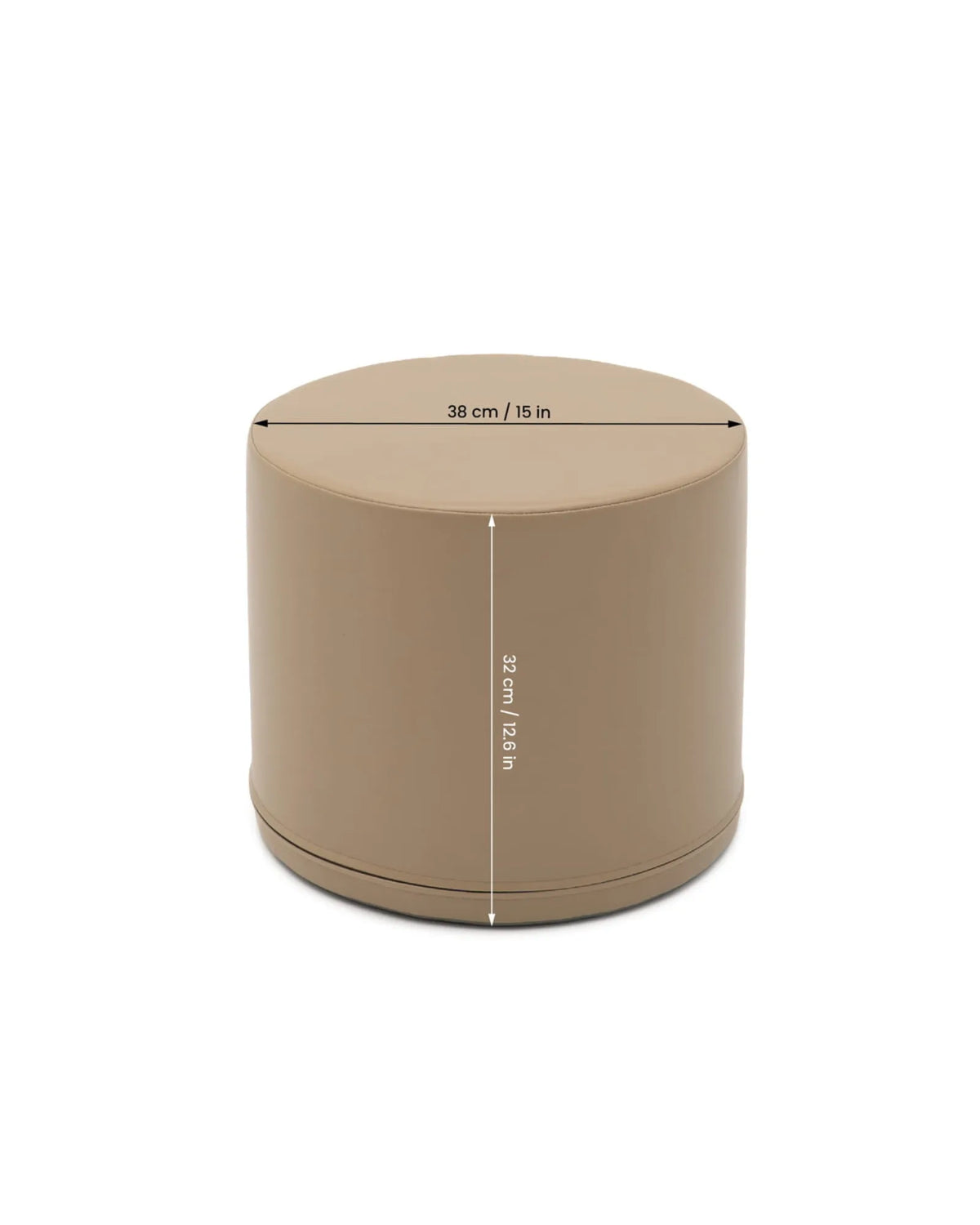 Pouf Cylindre Montessori Beige – Montessori pour enfant – photo 3