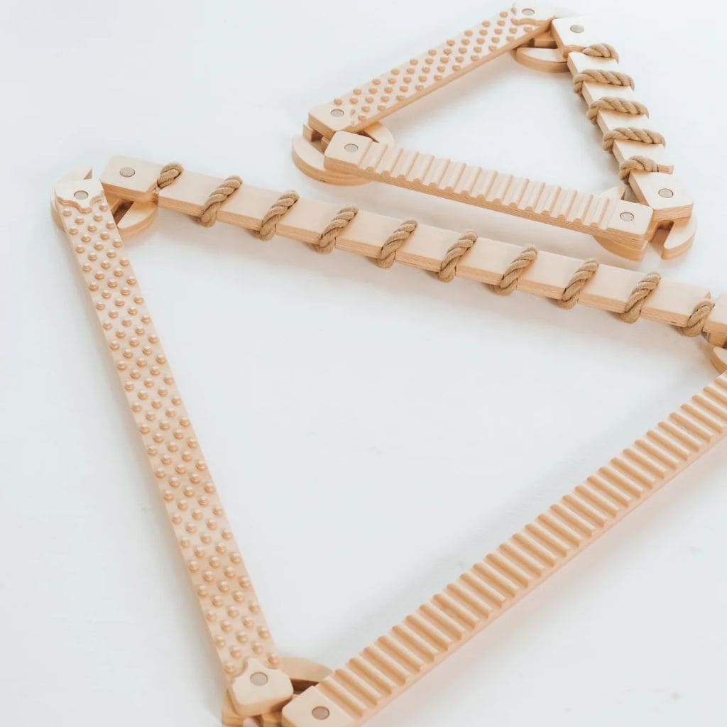 Poutre d’Équilibre en Jute – Set 3 Pièces TipiToo®
