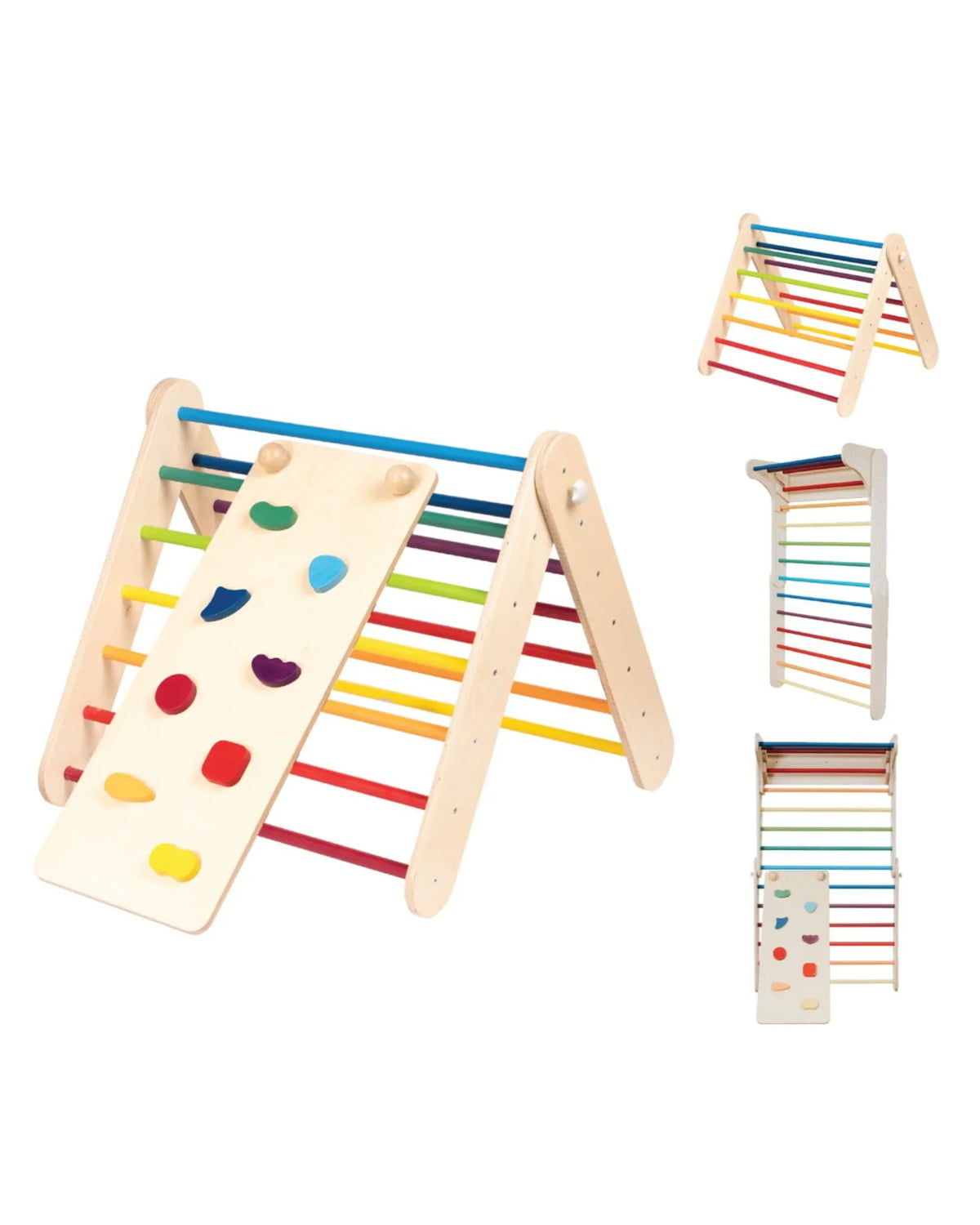 Rampe & Toboggan 2-en-1 – Accessoire Triangle Pikler | leg&go