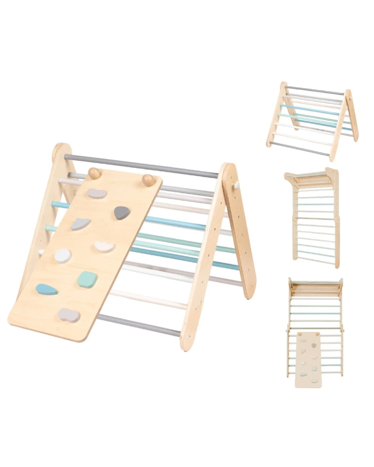 Rampe & Toboggan 2-en-1 – Accessoire Triangle Pikler | leg&go