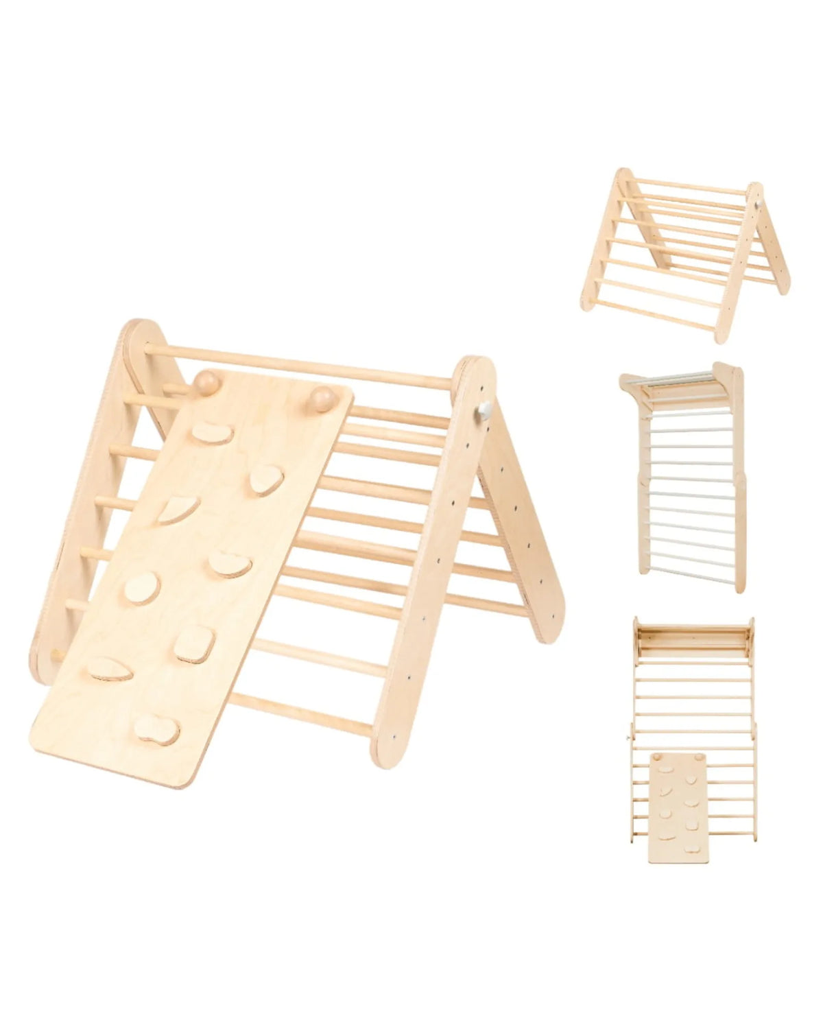 Rampe & Toboggan 2-en-1 – Accessoire Triangle Pikler | leg&go