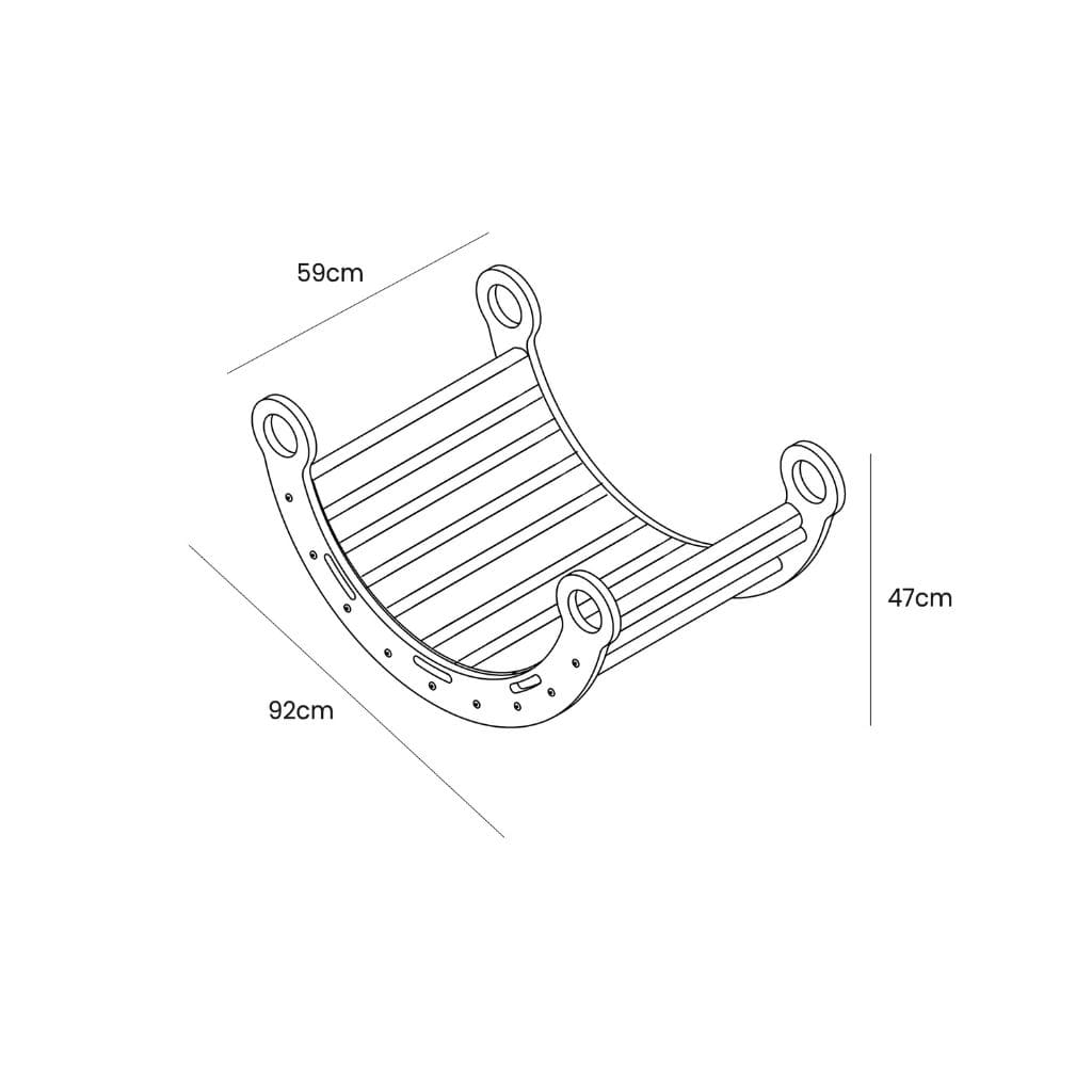 Rockeur Confort Bébé – Blanc