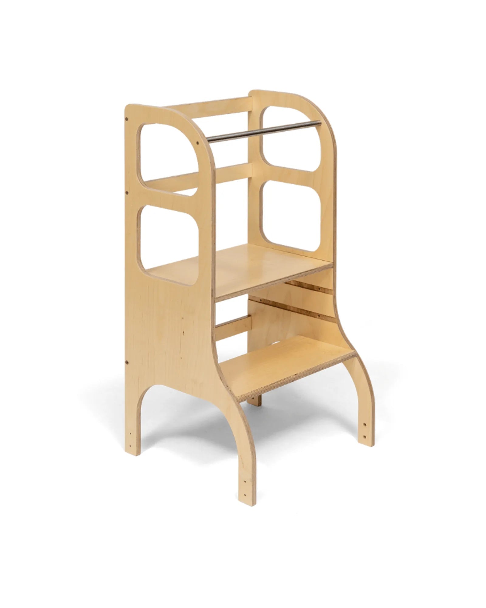 STEP UP — Tour d'Apprentissage Évolutive en Bois Naturel | Motricité Tinitto – Fabrication européenne