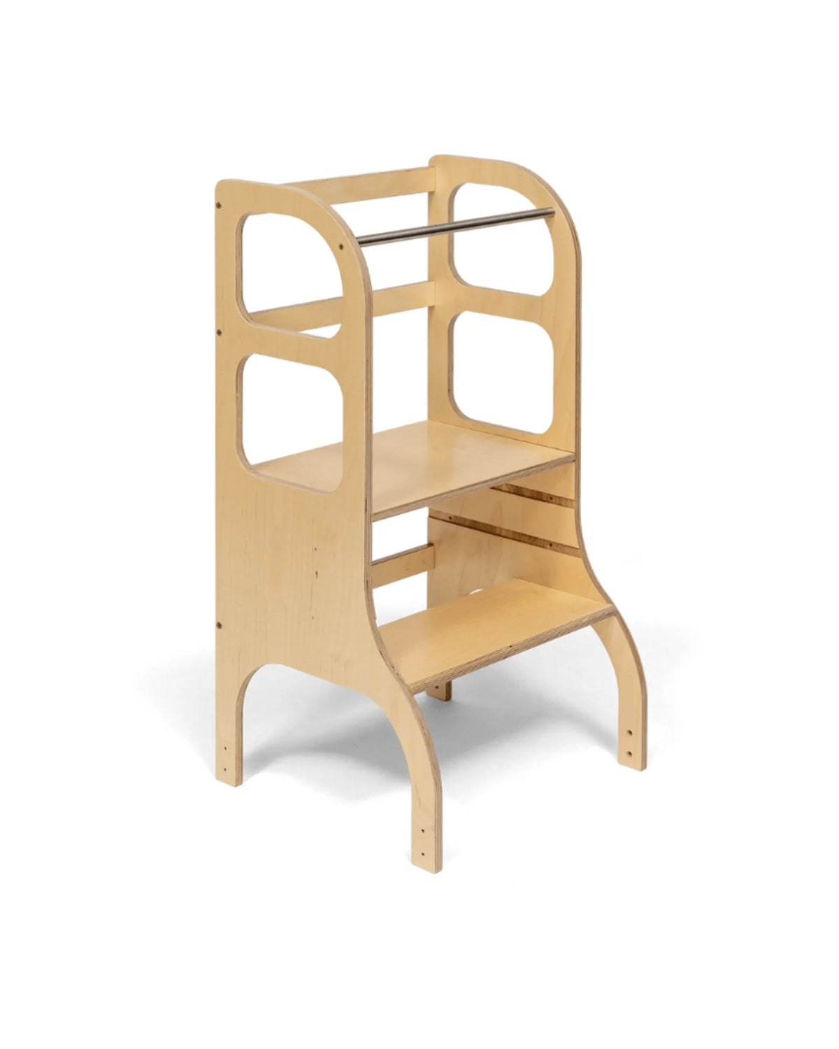 STEP UP — Tour d'Apprentissage Évolutive en Bois Naturel | Motricité Tinitto – Fabrication européenne