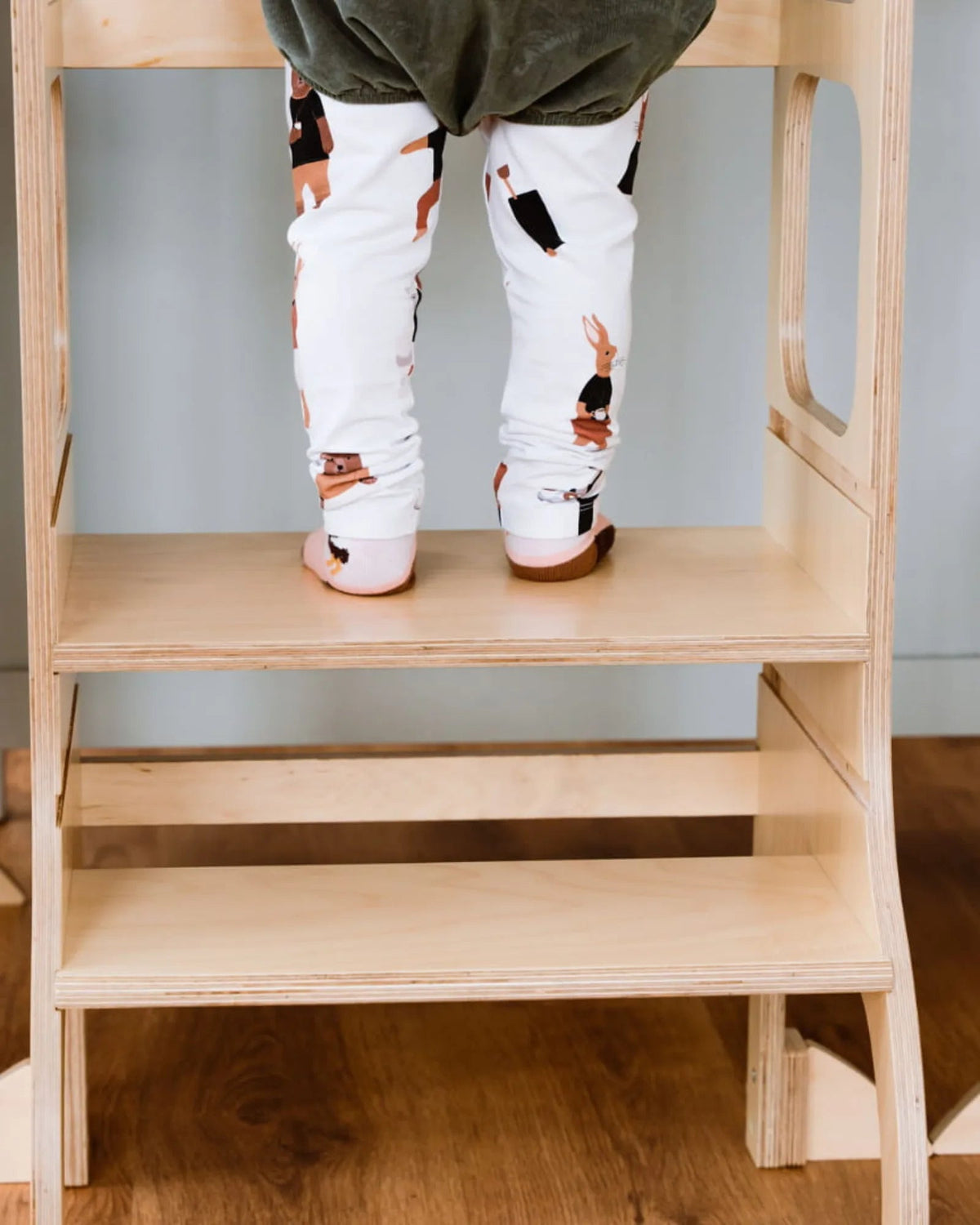 STEP UP — Tour d'Apprentissage Évolutive en Bois Naturel | Motricité Tinitto – Fabrication européenne