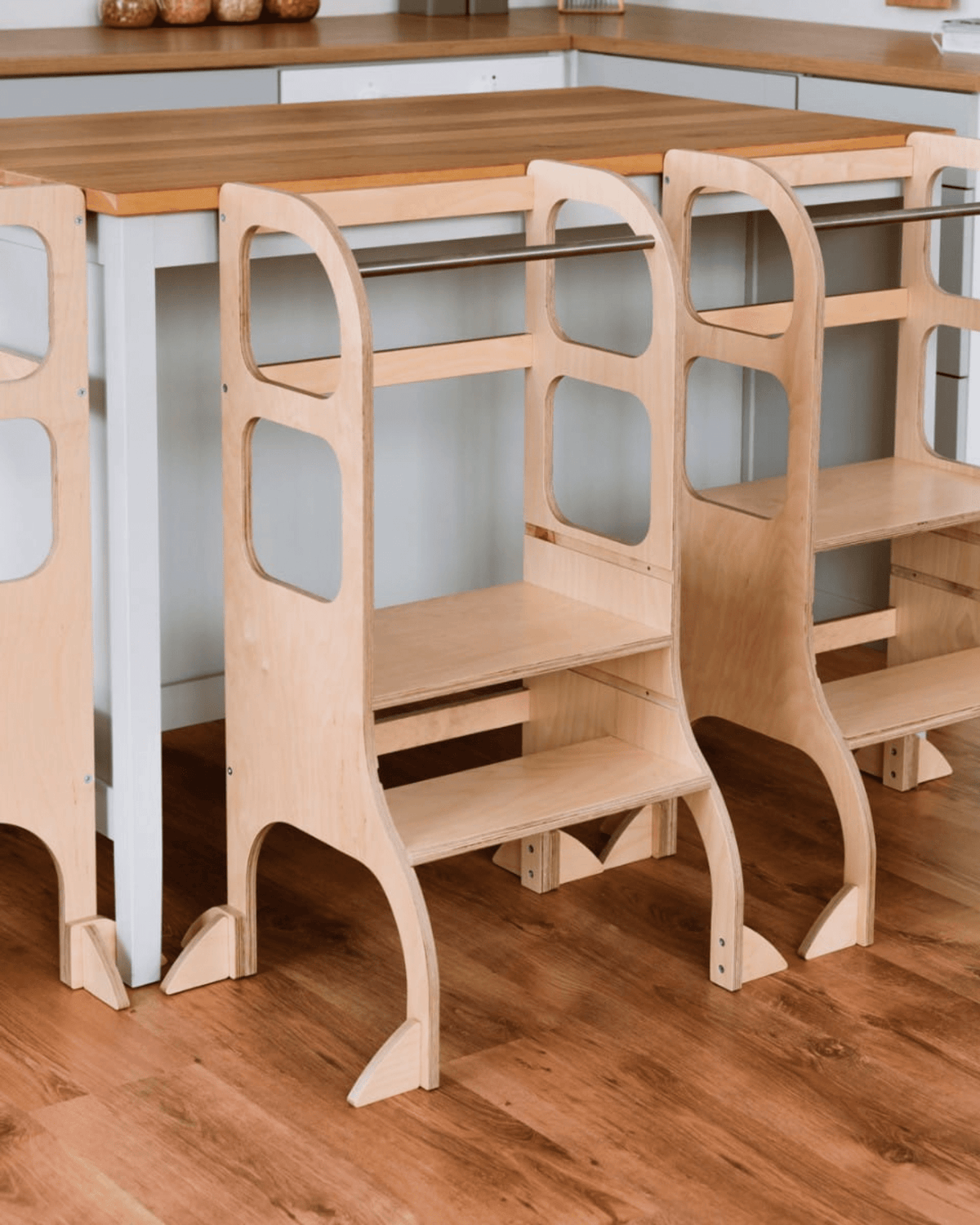 STEP'n'SIT® — Tour d'Observation Convertible 2 - en - 1 en Bois Naturel | Motricité Tinitto – Fabrication européenne