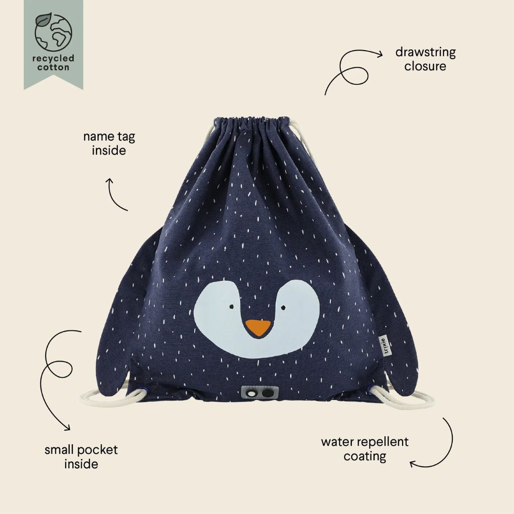Sac de Sport Léger à Cordon - Mr. Penguin