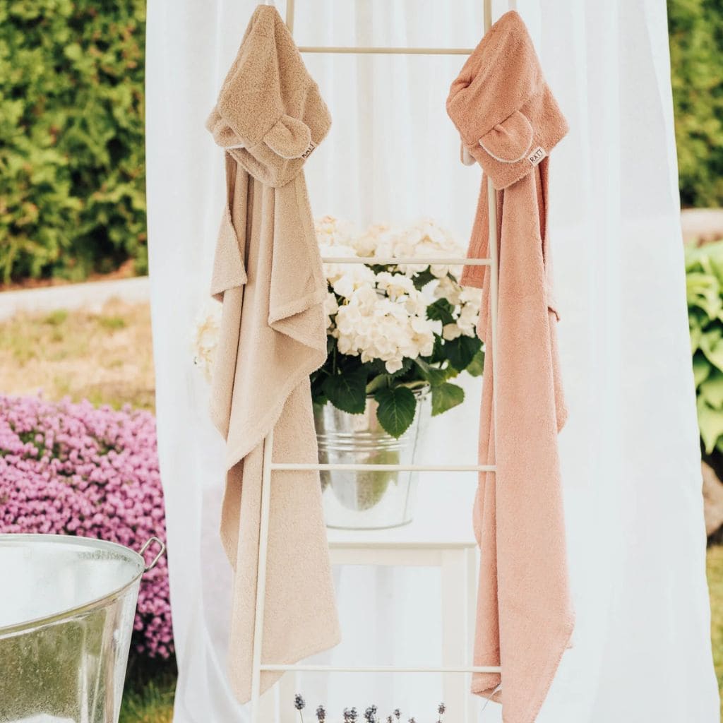 Serviette Cape de Bain Bébé lapin Doux