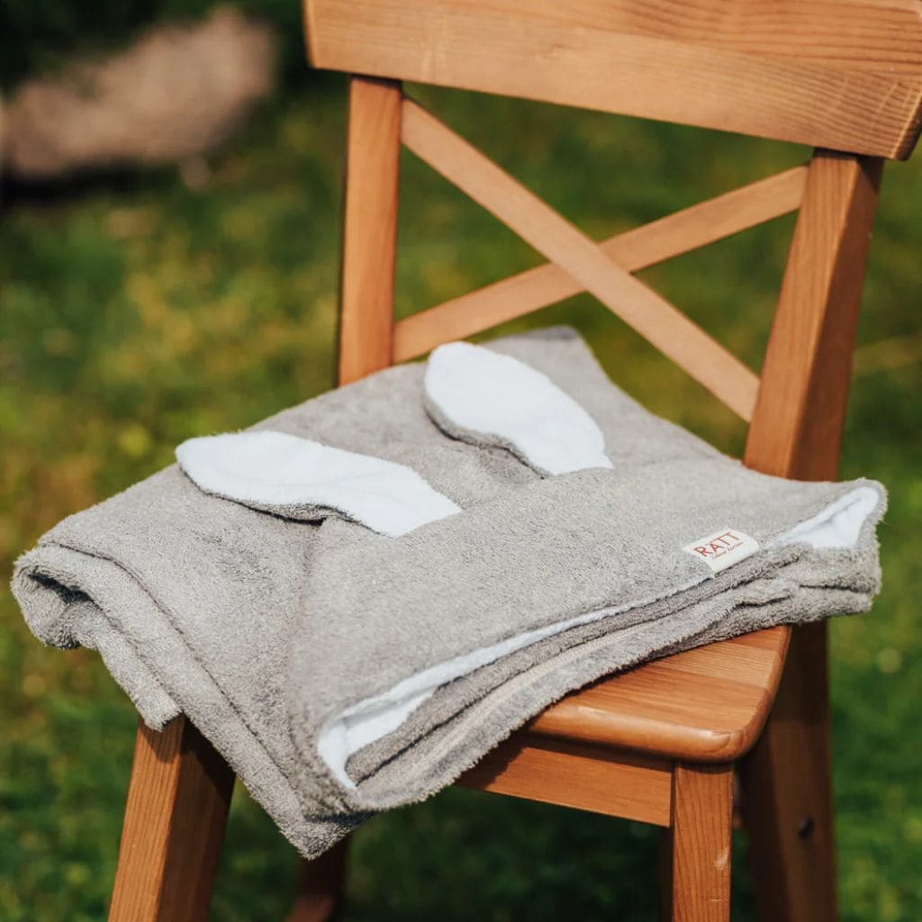 Serviette Cape de Bain Bébé lapin Doux