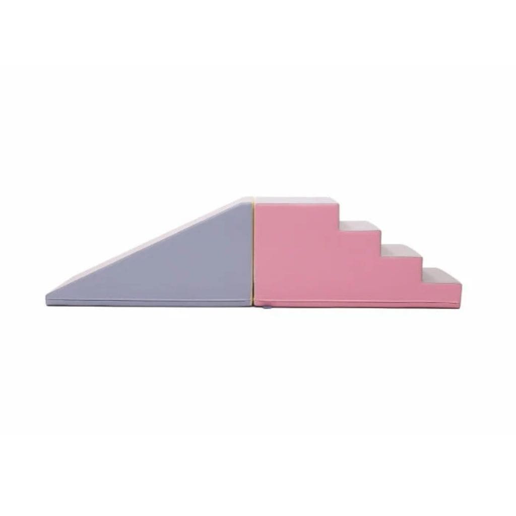 Set Escalier & Toboggan en Mousse Premium - Pastel