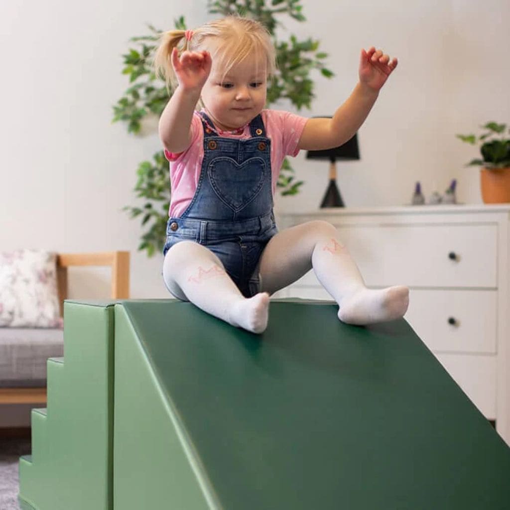 Set Escalier & Toboggan en Mousse Premium - Green