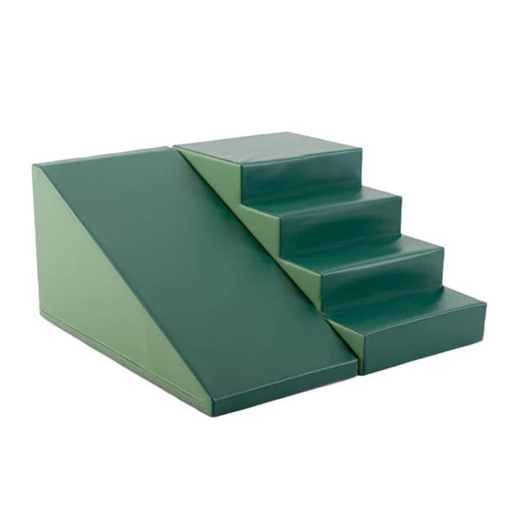 Set Escalier & Toboggan en Mousse Premium - Green