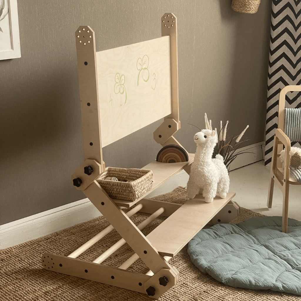 Set d'Escalade & Bureau Créatif "Nabu" – 3 - en - 1 Pliable (Luula) – Montessori pour enfant – photo 10