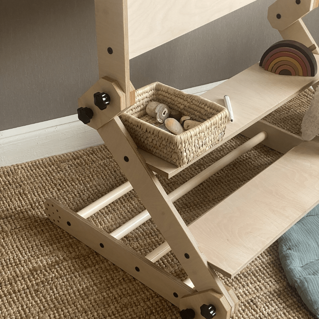 Set d'Escalade & Bureau Créatif "Nabu" – 3 - en - 1 Pliable (Luula) – Montessori pour enfant – photo 11