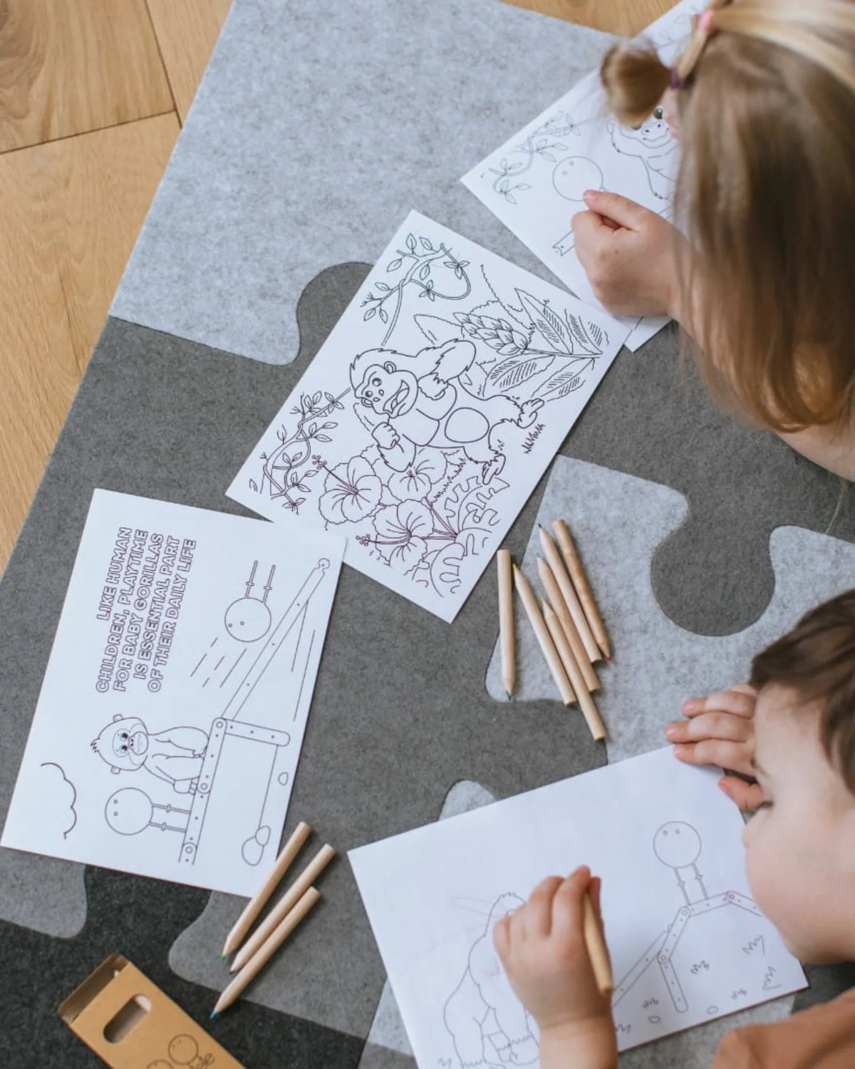 Tapis Puzzle en Feutre • Extensible | Ette Tete