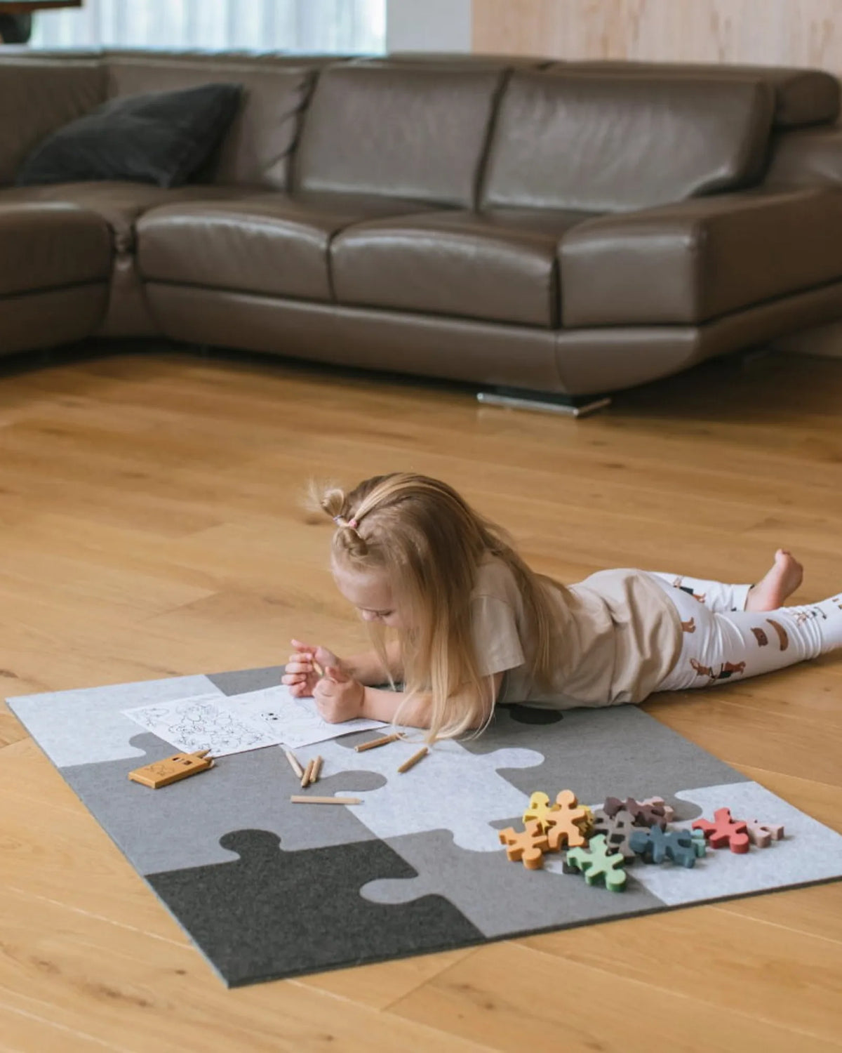 Tapis Puzzle en Feutre • Extensible | Ette Tete