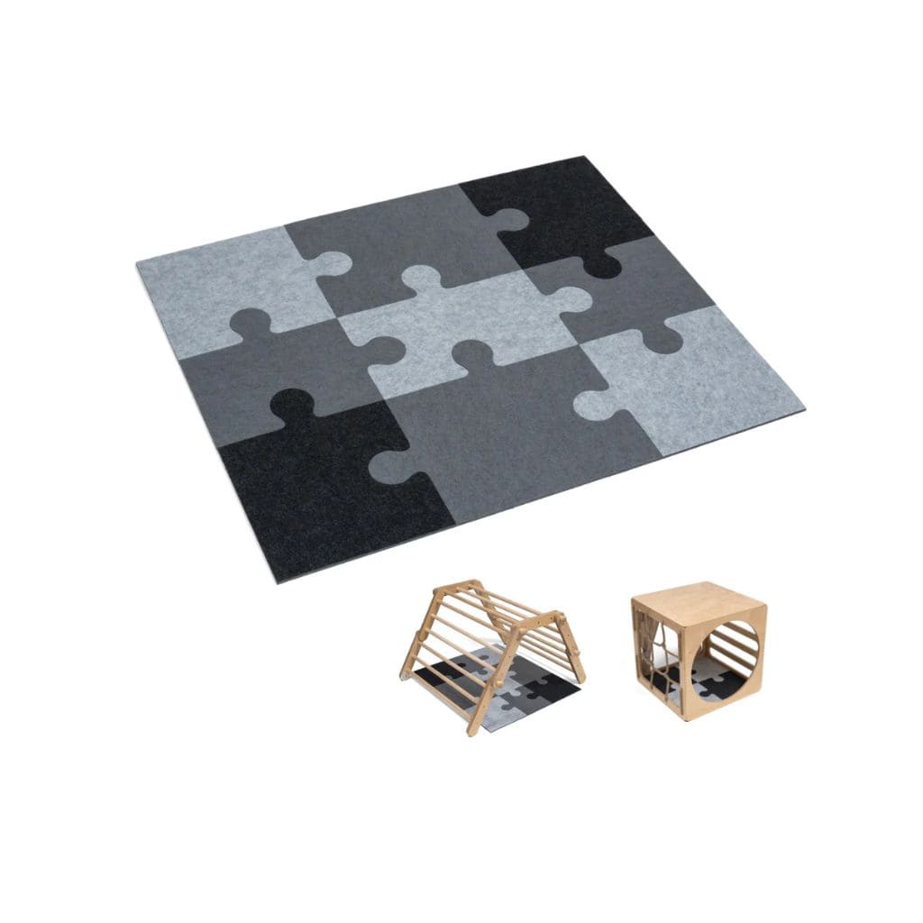 Tapis Puzzle en Feutre – Extension 9 Pièces