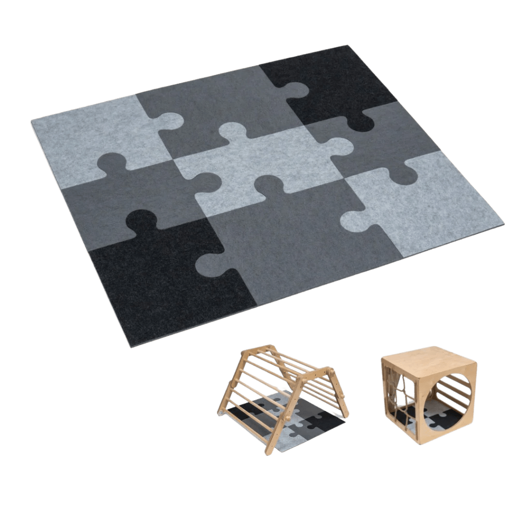 Tapis Puzzle en Feutre – Protection & Confort - 9 pièces – Montessori pour enfant – photo 11