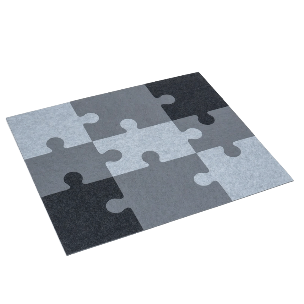 Tapis Puzzle en Feutre – Protection & Confort - 9 pièces – Montessori pour enfant – photo 1