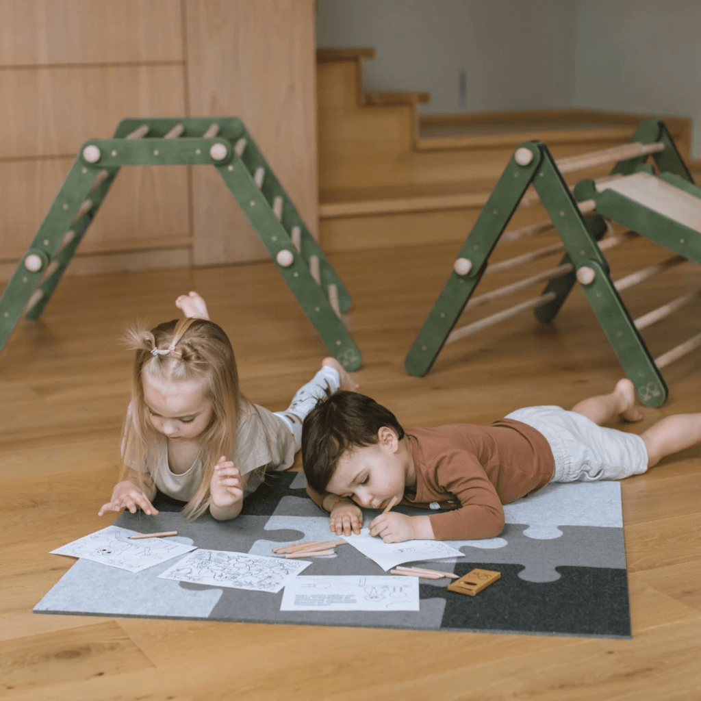 Tapis Puzzle en Feutre – Protection & Confort - 9 pièces – Montessori pour enfant – photo 2
