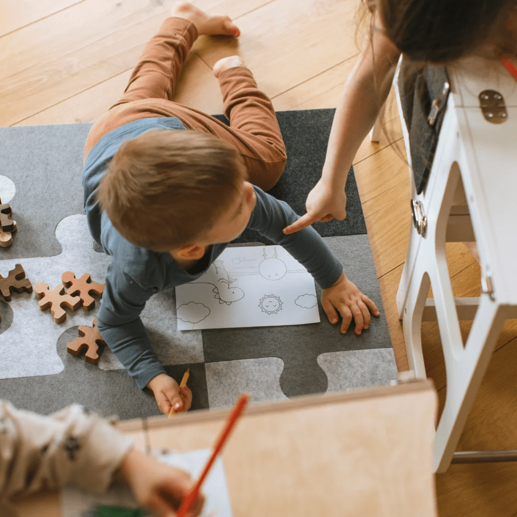Tapis Puzzle en Feutre – Protection & Confort - 9 pièces – Montessori pour enfant – photo 8