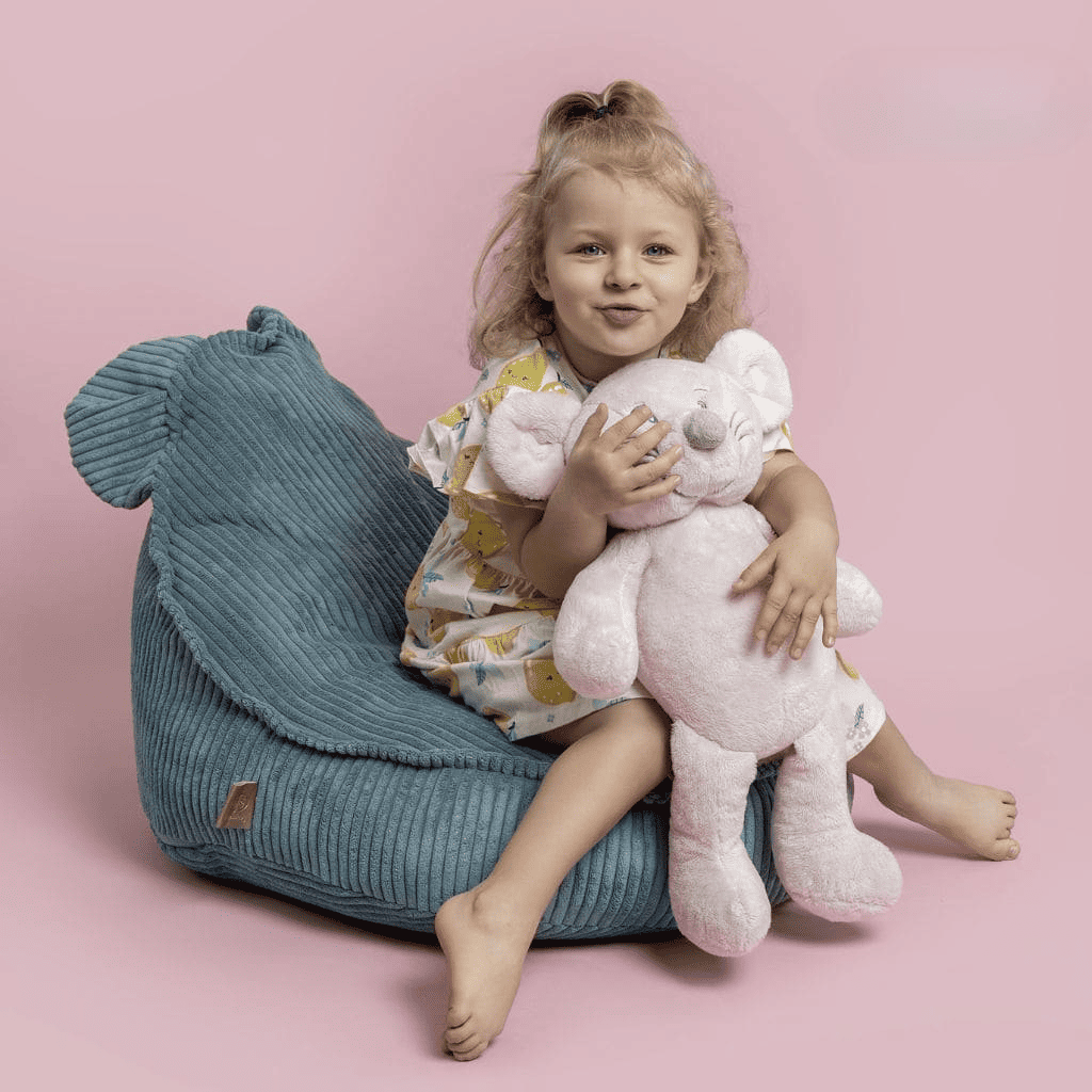 Pouf Bébé Velours Aesthetic