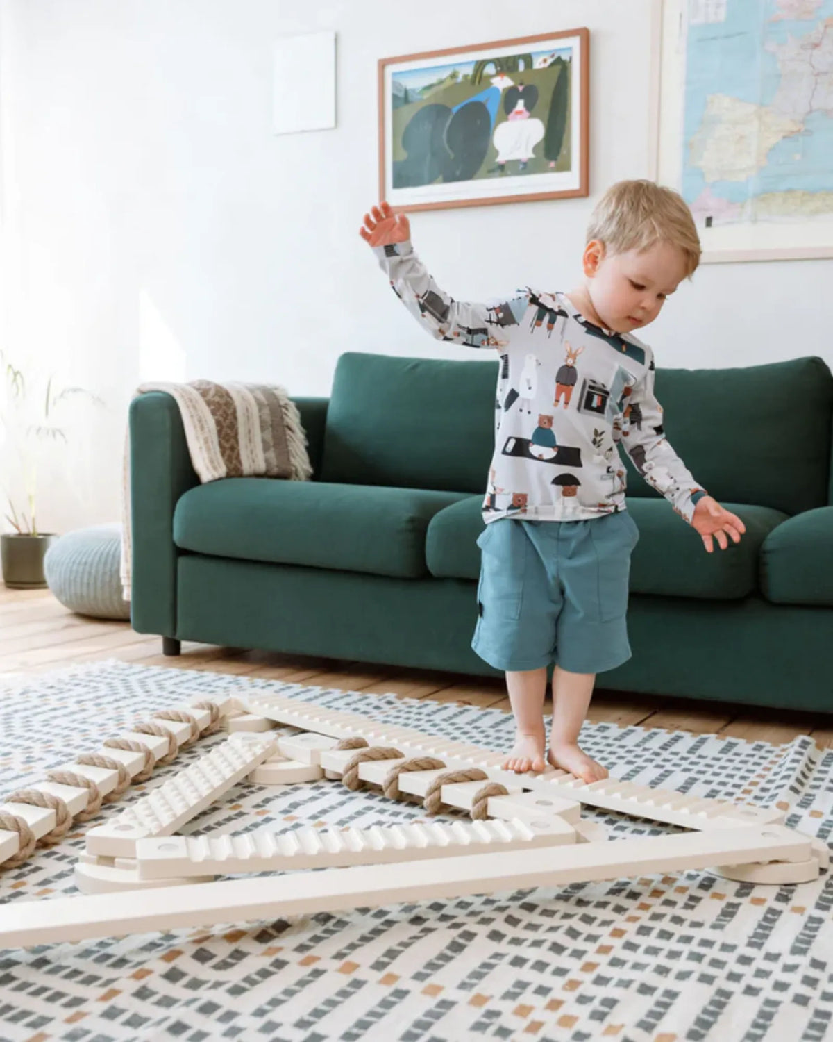 TipiToo® : La poutre d'équilibre sensorielle et modulaire – Montessori pour enfant – photo 11